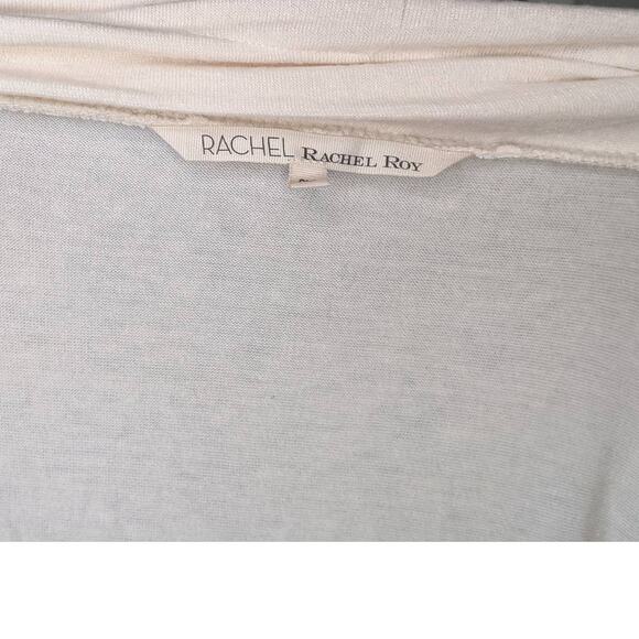 Rachel Rachel Roy Sweater Fold Over Ivory Off-the-shoulder Top 0x Career Cream‎ - Picture 6 of 7